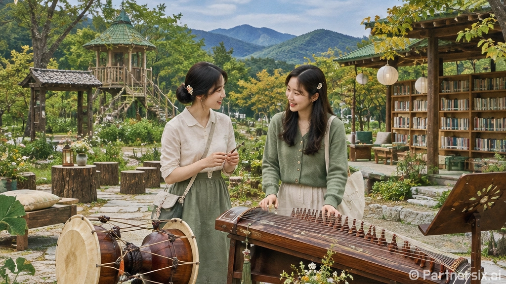가을밤 달성어린이숲도서관 국악 향연