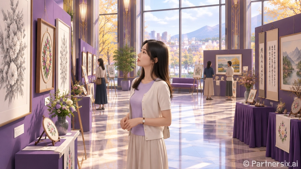 서구문화회관 문화강좌 회원전 현장