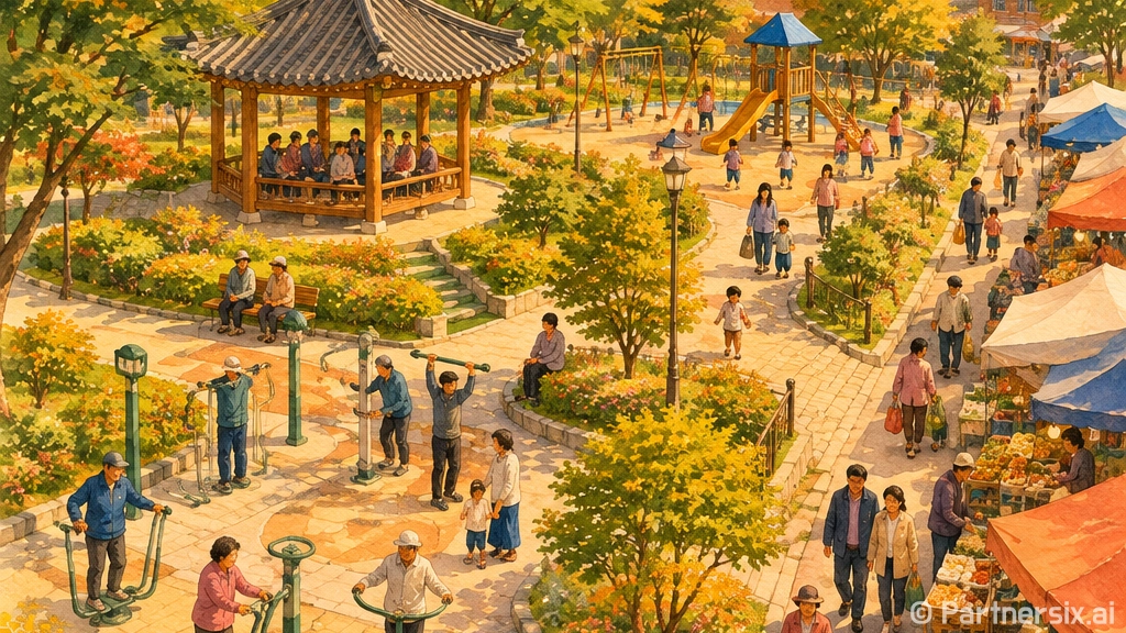 대구 동구 가을 나들이 명소 안심근린공원과 반야월시장
