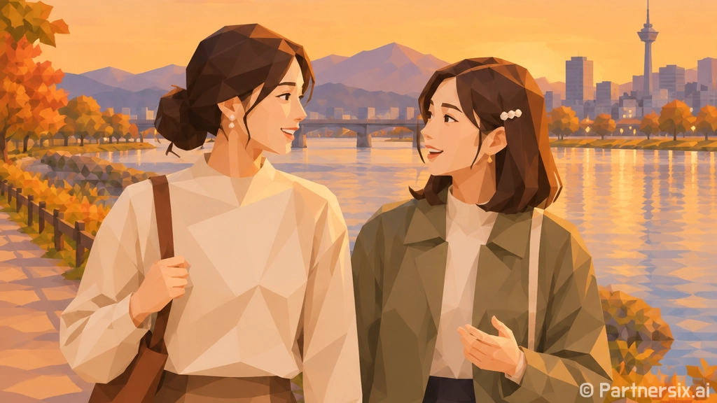 달빛 아래 건강 걷…