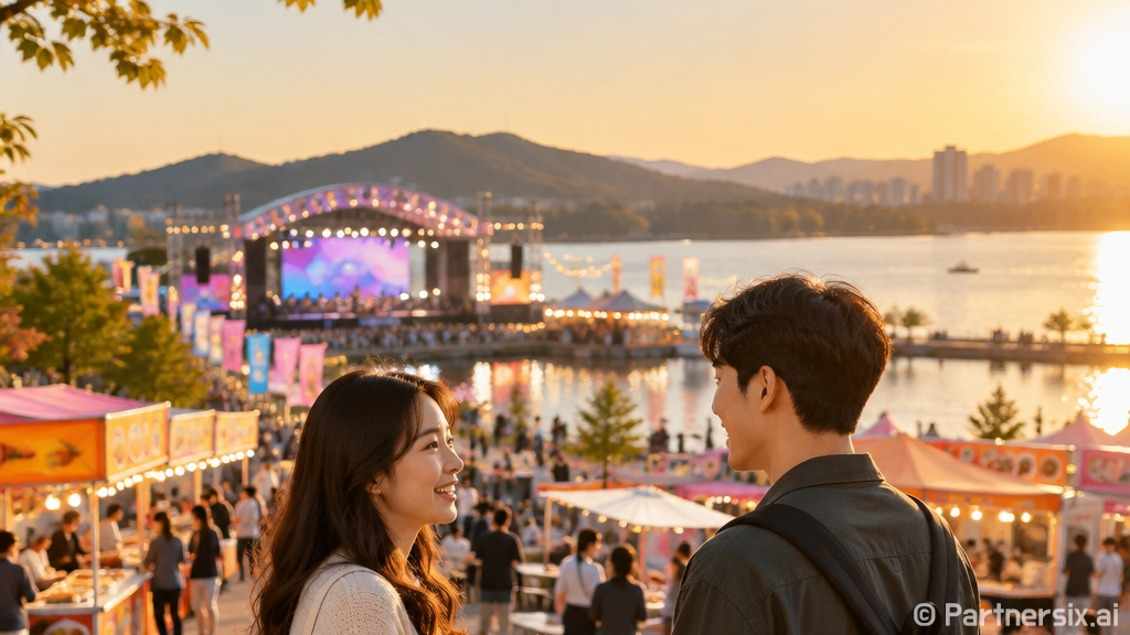 가을 수성못, 축제의 열기 가득한 주말
