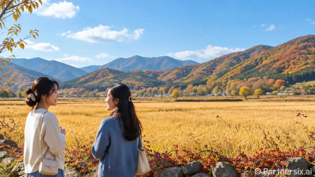 군위 가을 풍경, …