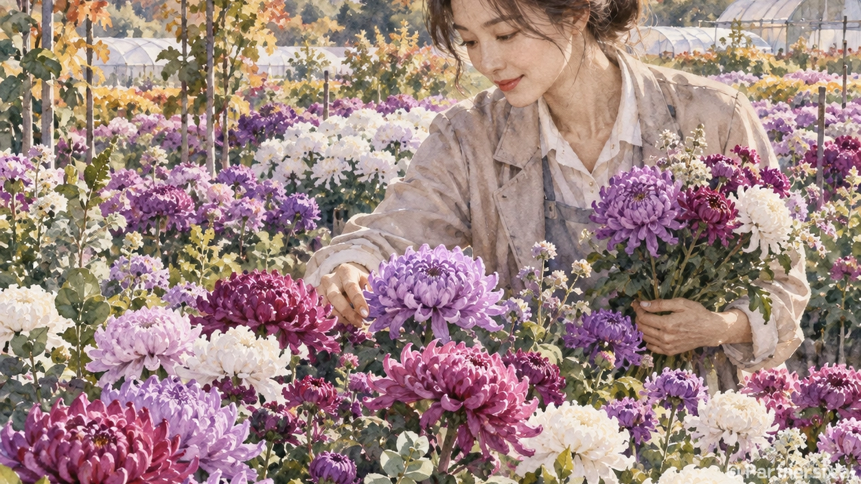 불로화훼단지 가을빛…