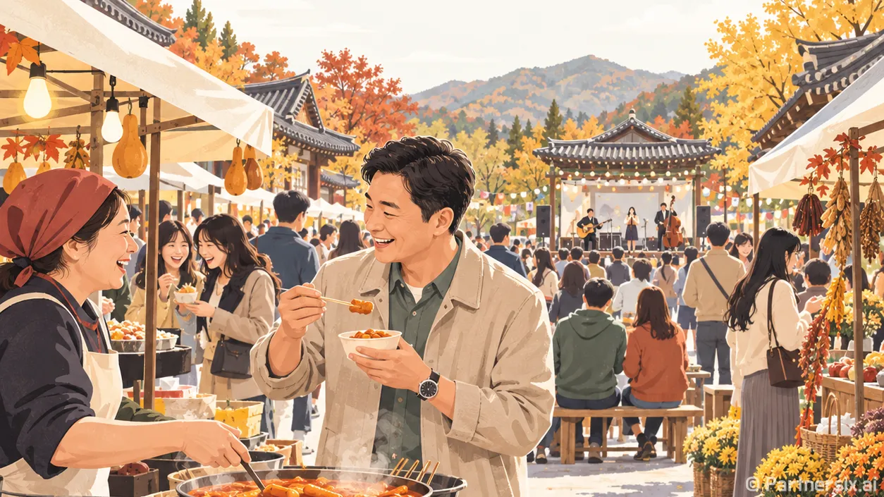 군위 가을밤 낭만야시장