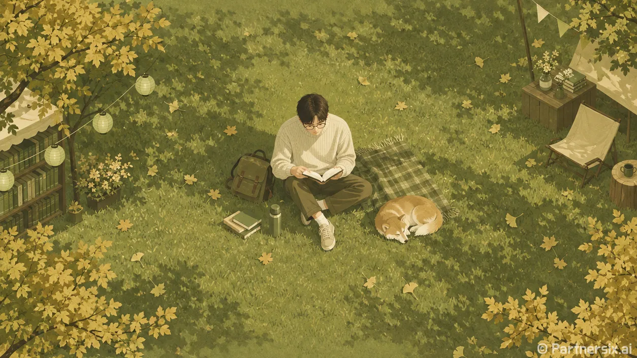 잔디 위 문장 놀이터