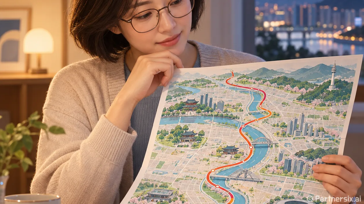 대구 도심을 달린다