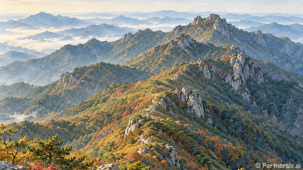 비슬산 단풍빛 번지…