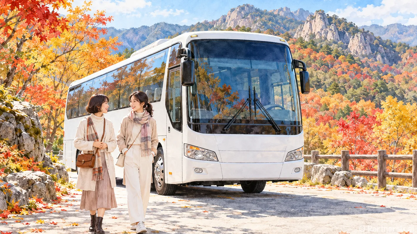 팔공산 단풍길 버스로