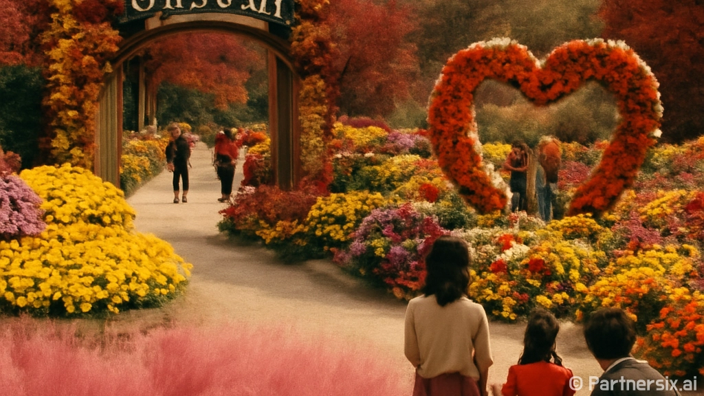 가을빛 물든 대전 오월드 플라워랜드