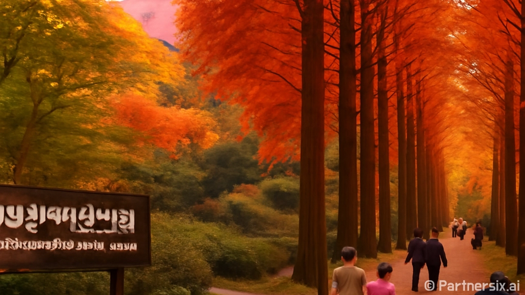 대전 장태산 단풍 절정 예고