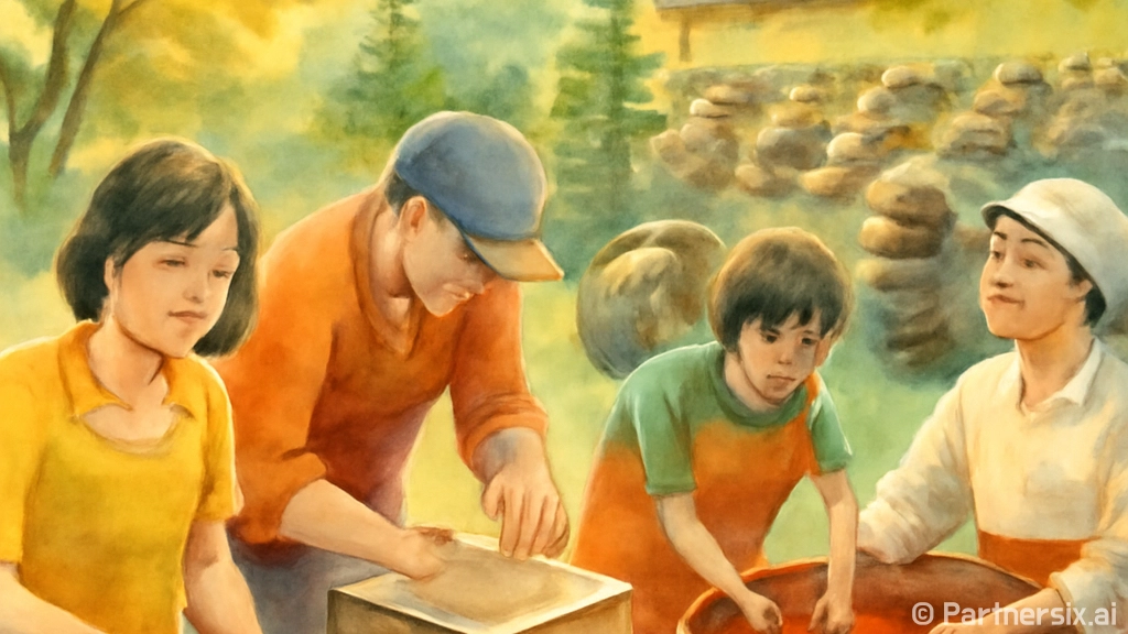 전통 두부와 고추장…