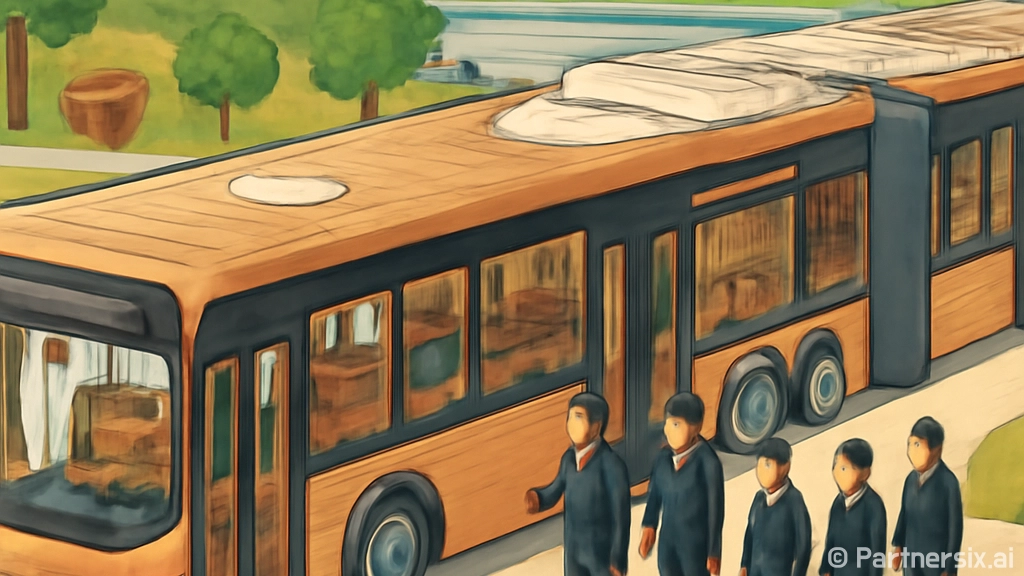 대전 3칸 굴절버스…