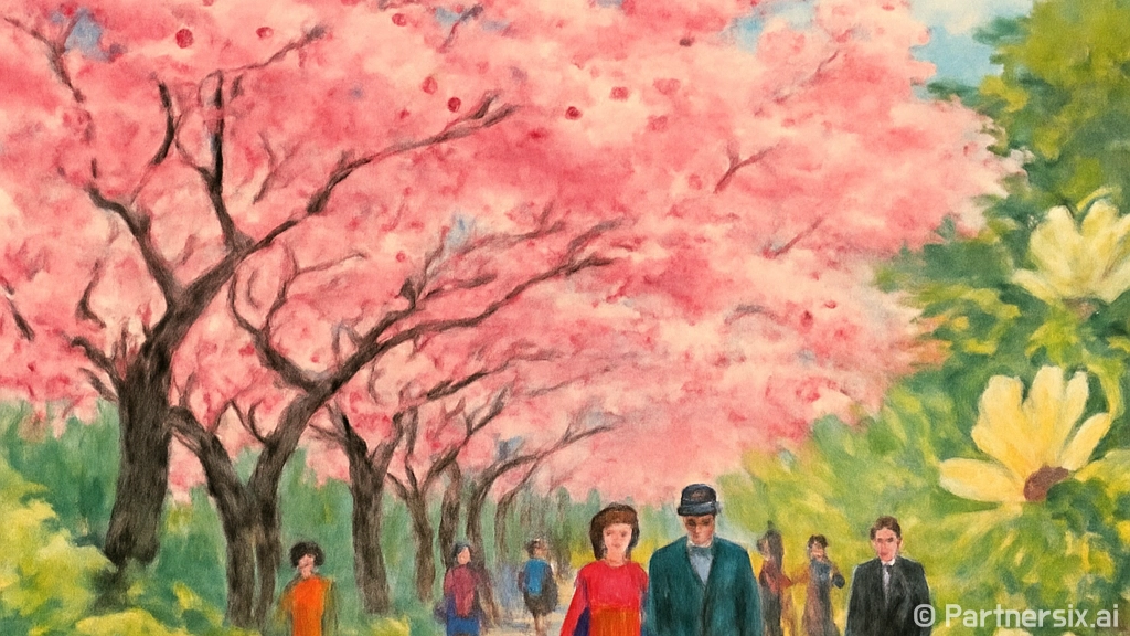 대전 사정공원 벚꽃…