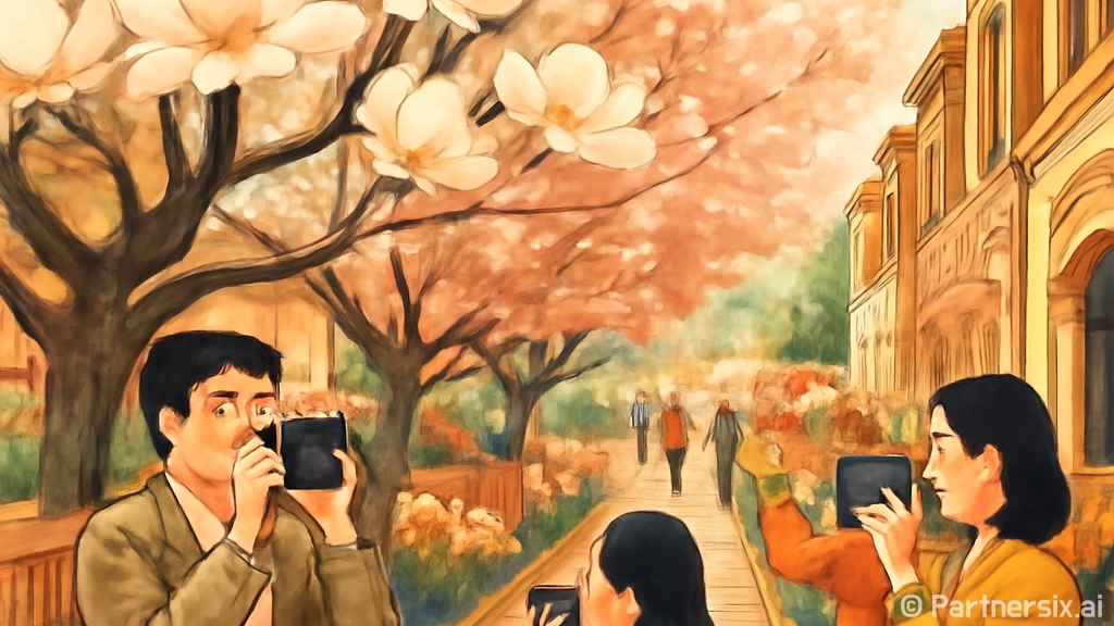 테미골목 백목련과 …