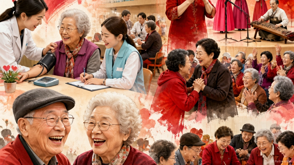 어르신들 위한 따뜻한 효 잔치 현장