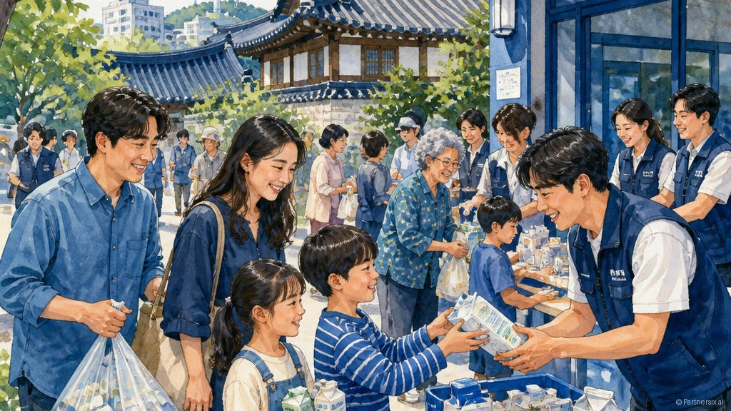 종이팩 모아 화장지…