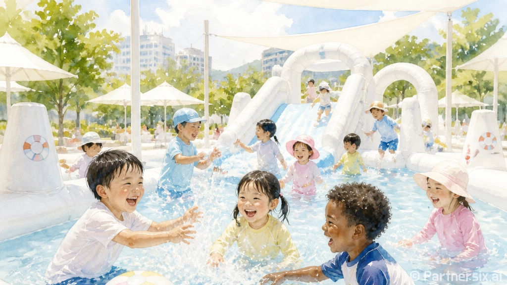 동구 어린이물놀이장으로 시원한 여름 추억