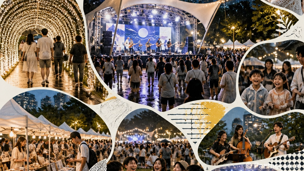 송강근린공원서 빛난 한여름밤 음악축제