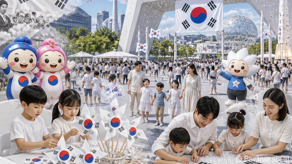 태극기와 물총놀이로…