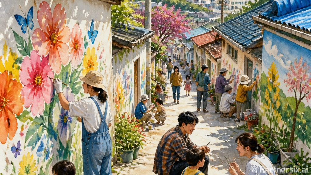 뒷골마을 벽화거리,…