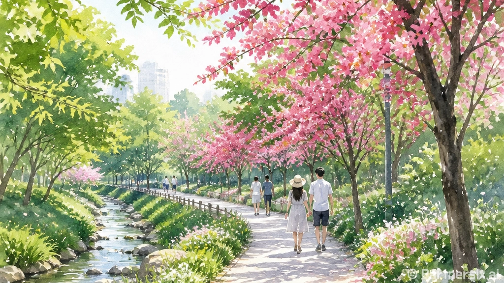 법2동 걷기 좋은 길, 사계절 자연과 함께하는 힐링 산책