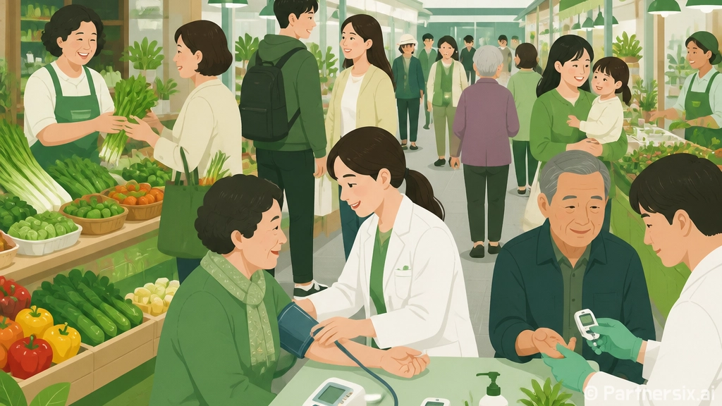 전통시장서 건강 챙…
