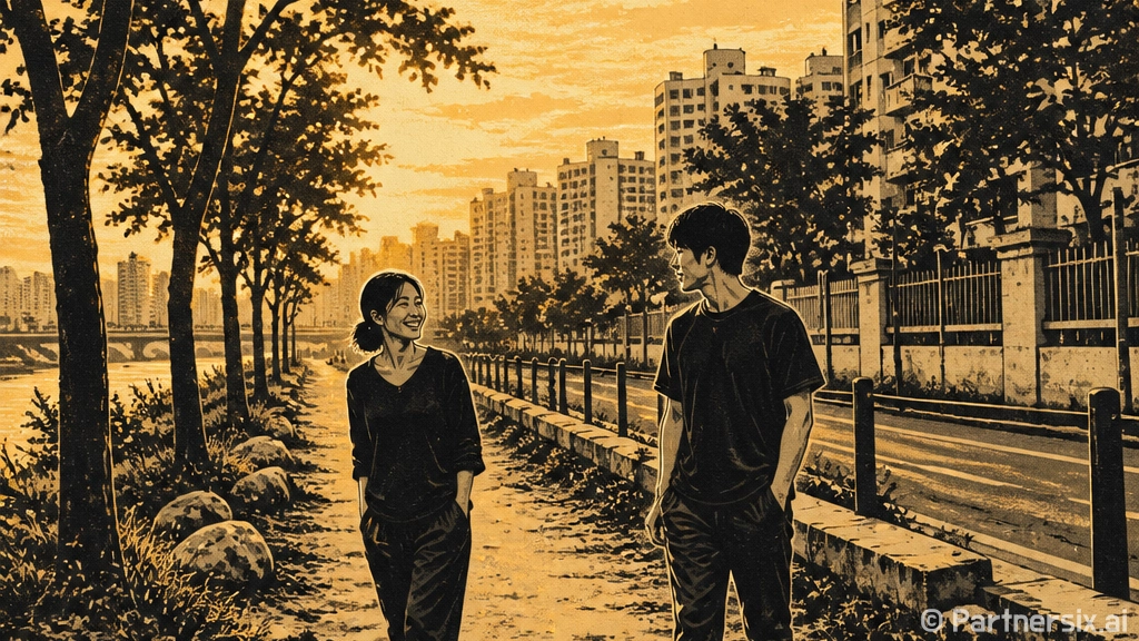 노은동 맨발 걷기 산책로 조성 현장