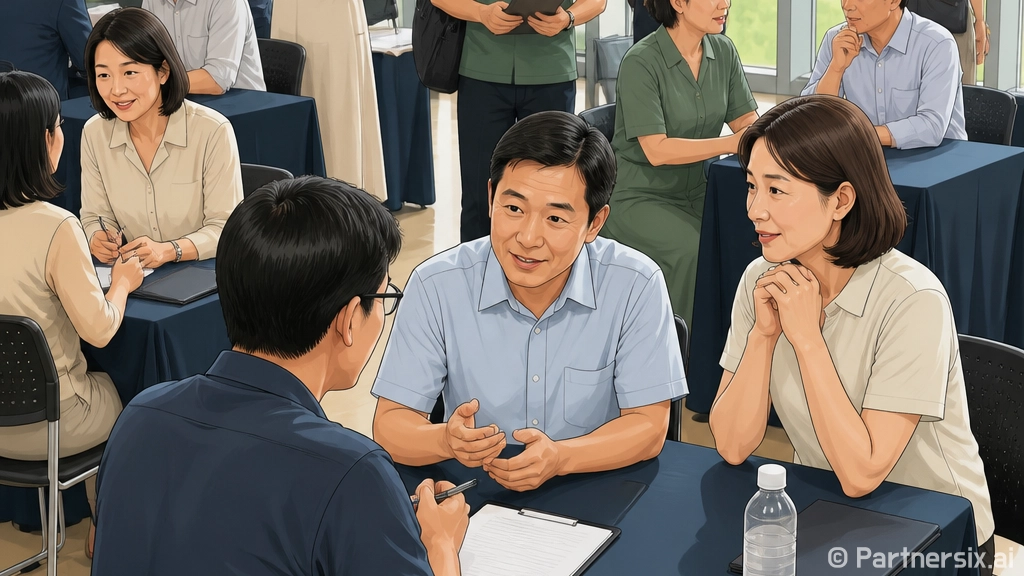 대전 서구 중장년 희망채용 한마당 현장