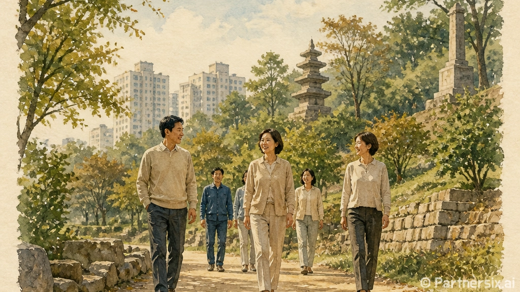 도심 속 힐링 산책길, 고래들~소라실공원