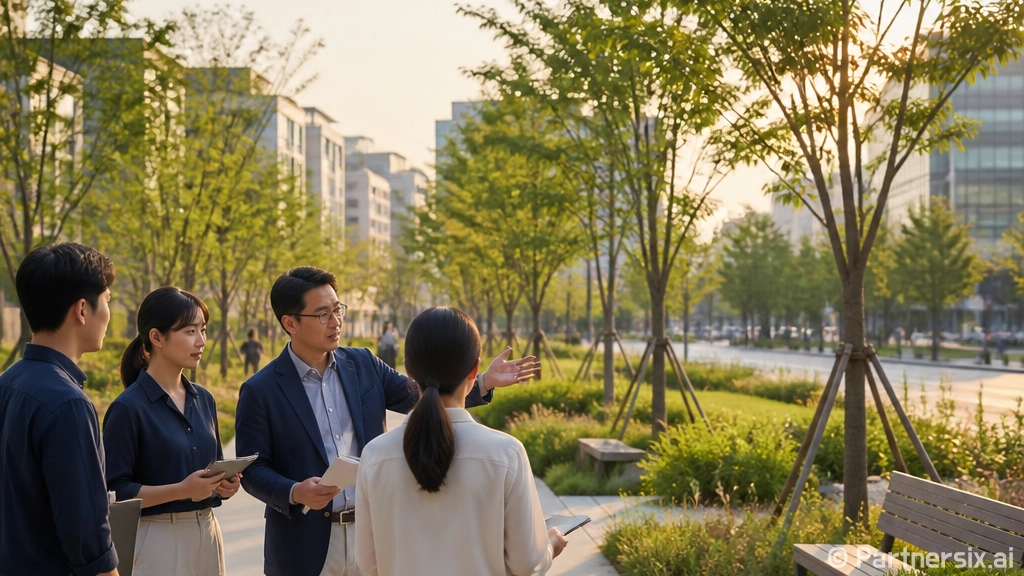 서구청장 100일, 둔산동 녹지 조성 현장 점검