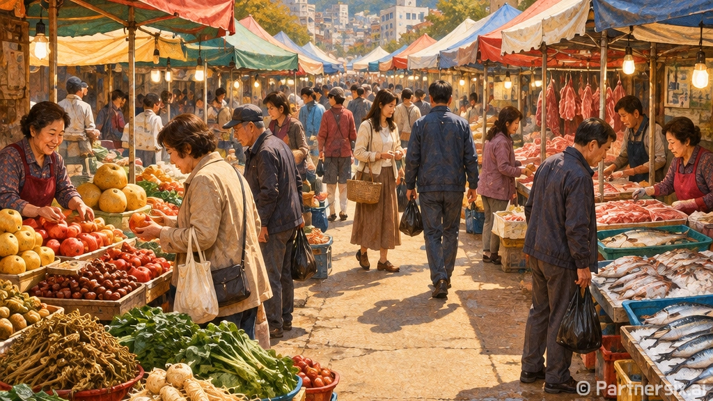 가을밤 빛내는 중리전통시장 야시장