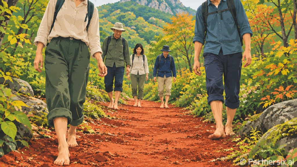 대전 계족산 황톳길…