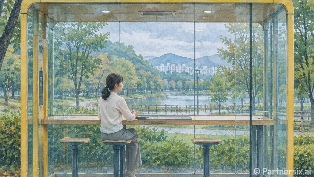 유성구 해랑숲 고운마루 스마트쉼터