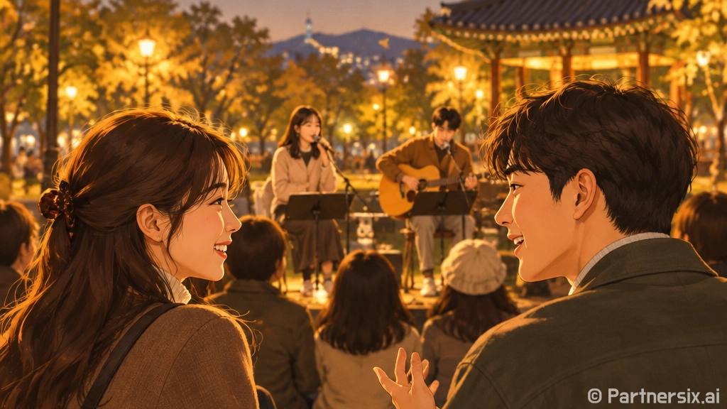 동춘당공원 가을밤,…