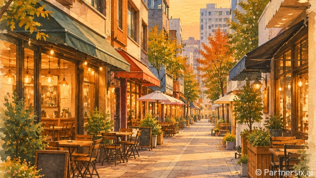 대학가 활기 품은 궁동 로데오거리