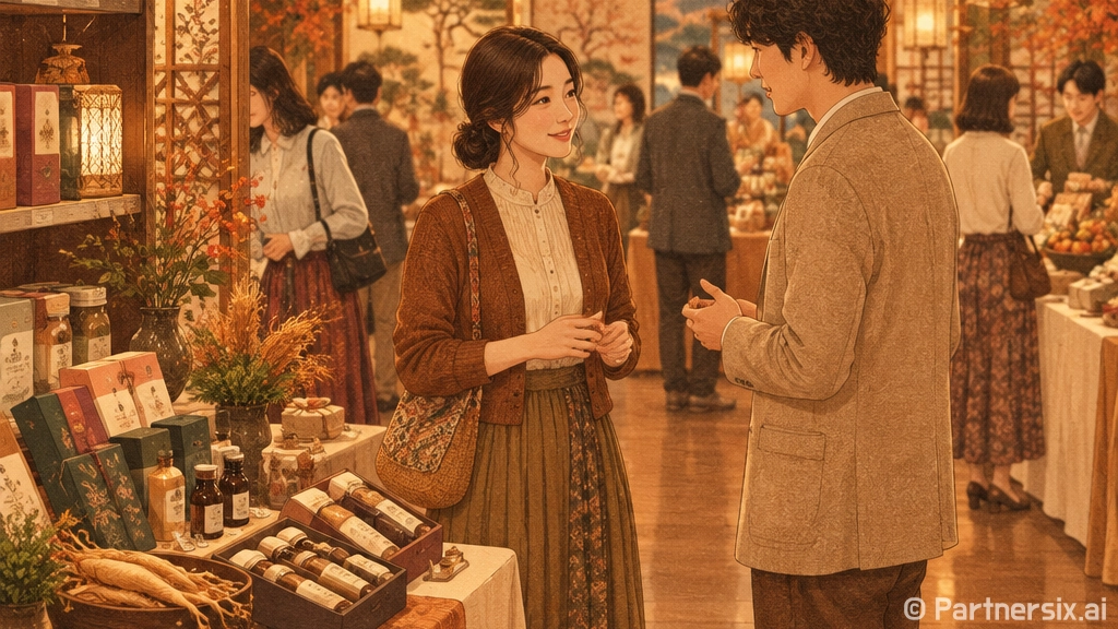 추석맞이 건강용품 박람회 현장 풍경
