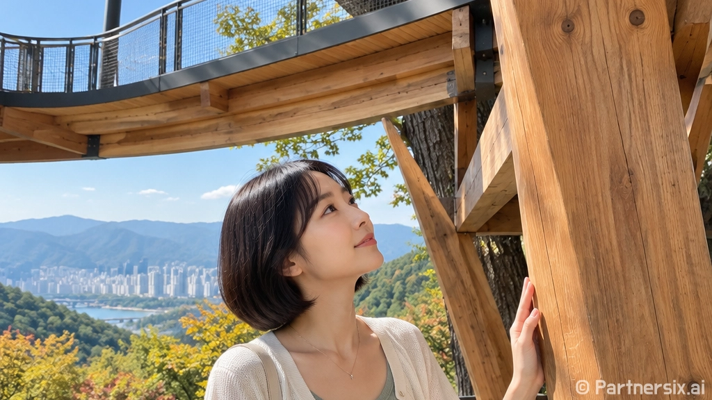 대전 보문산 큰나무 전망대 노을과 야경 명소
