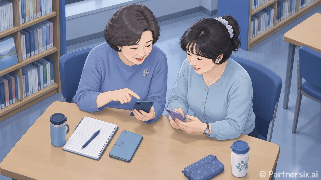 시니어 맞춤 스마트폰 교실 개강