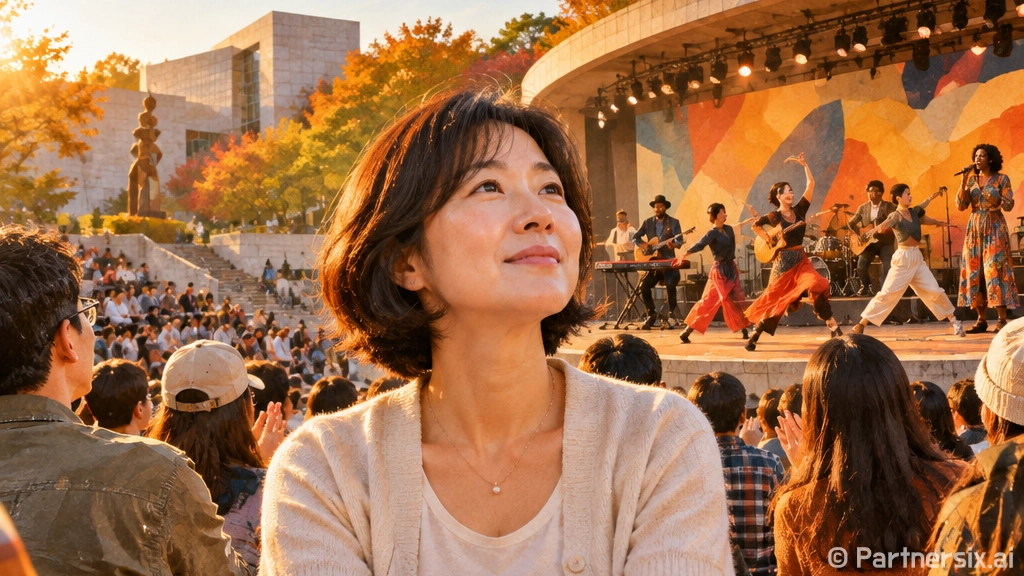 가을밤 물든 시그니처 대전 야외 콘서트