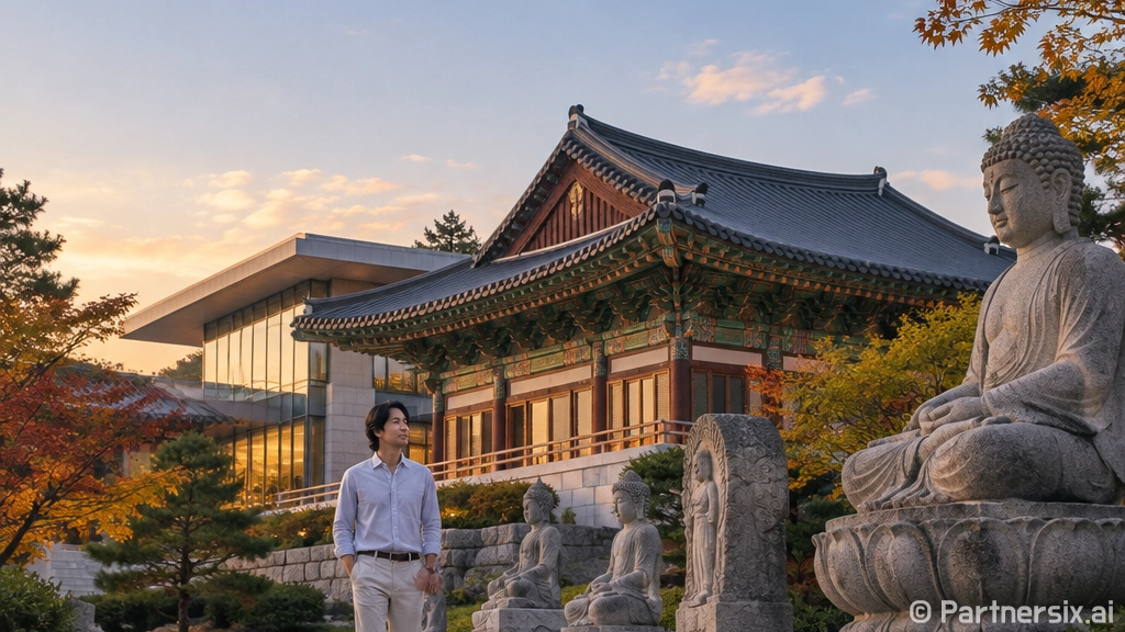고요한 사찰과 장인의 예술혼이 깃든 여진선원