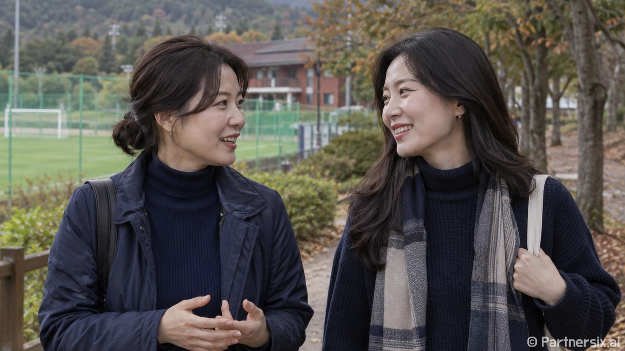 옥녀봉체육공원, 축구장과 숲길의 조화