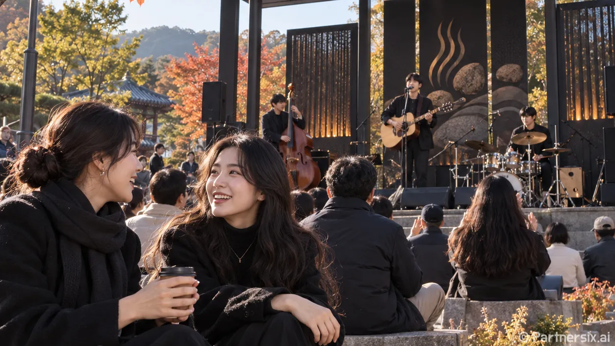 가을밤 밝히는 유온버스킹