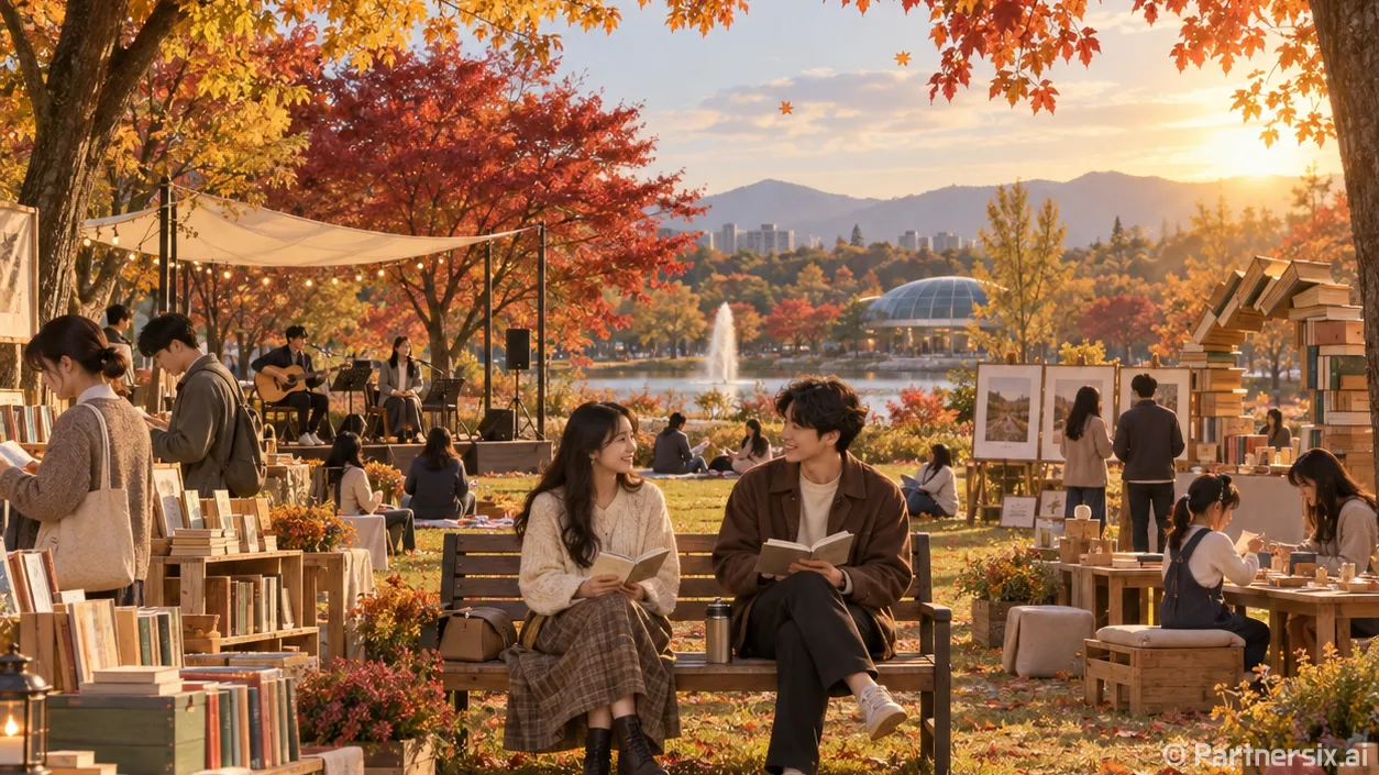 책으로 물든 유림공원