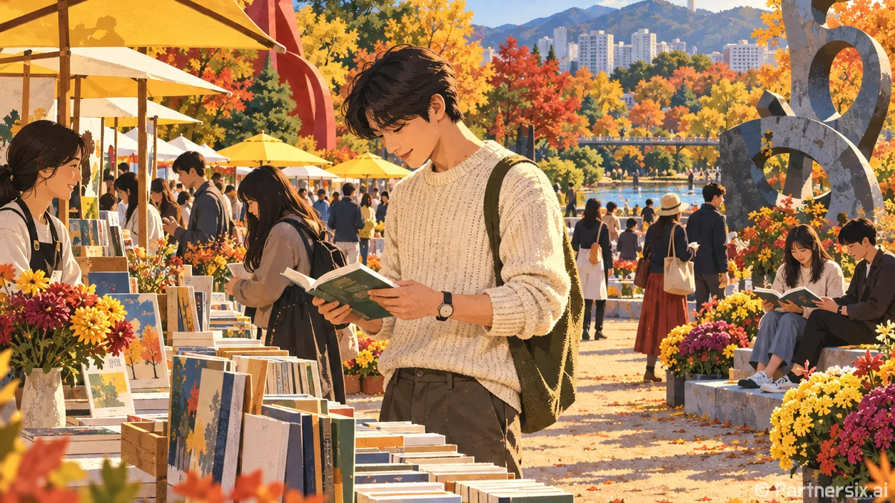 책으로 물든 중구의 가을