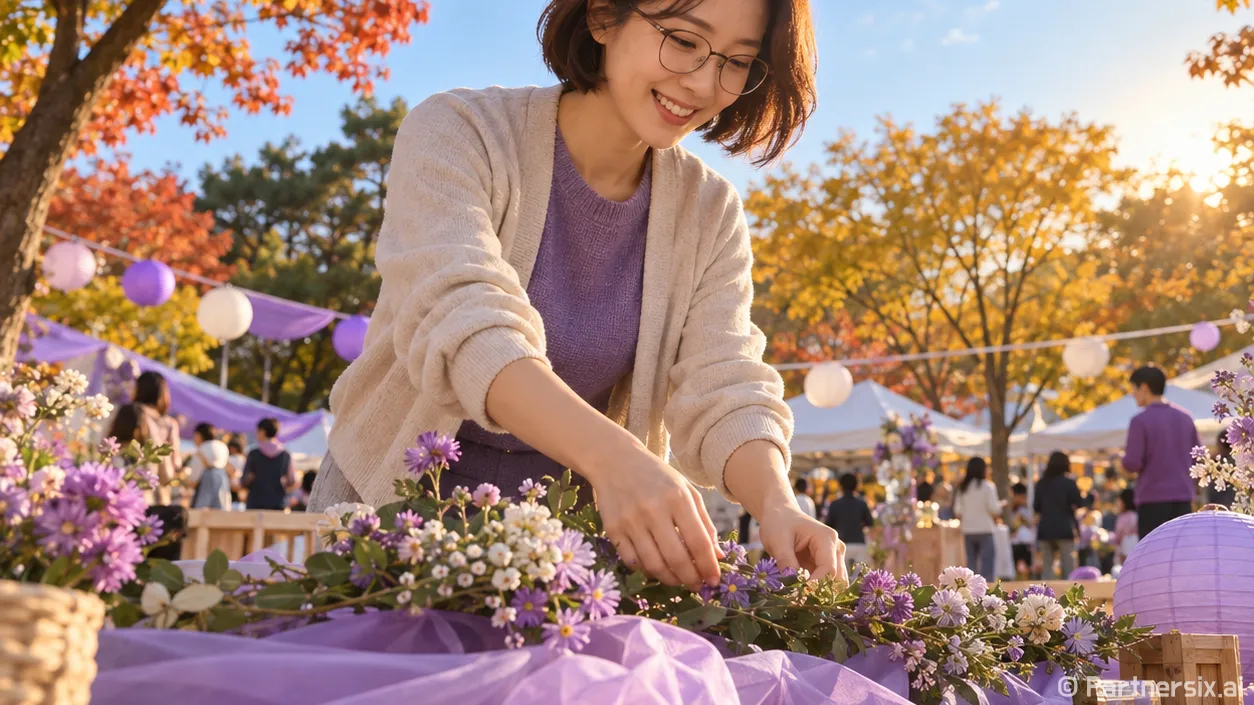 송림공원에 피어난 …