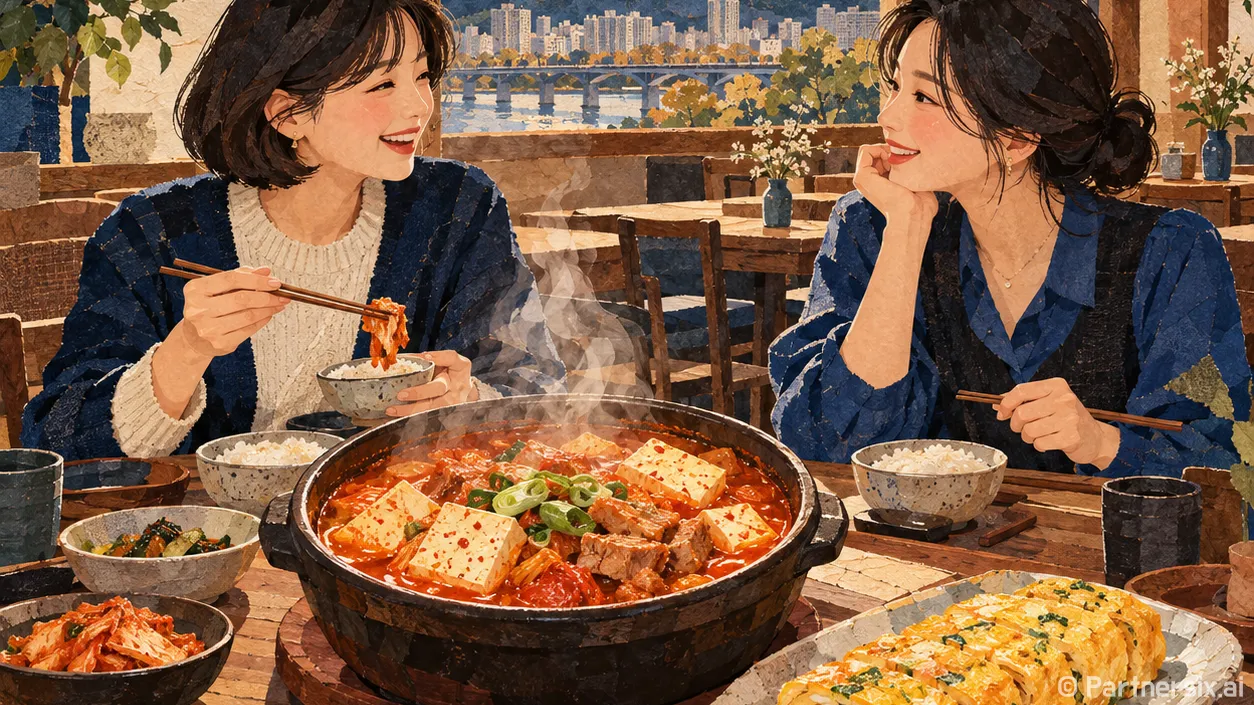 대전 김치찌개 한상