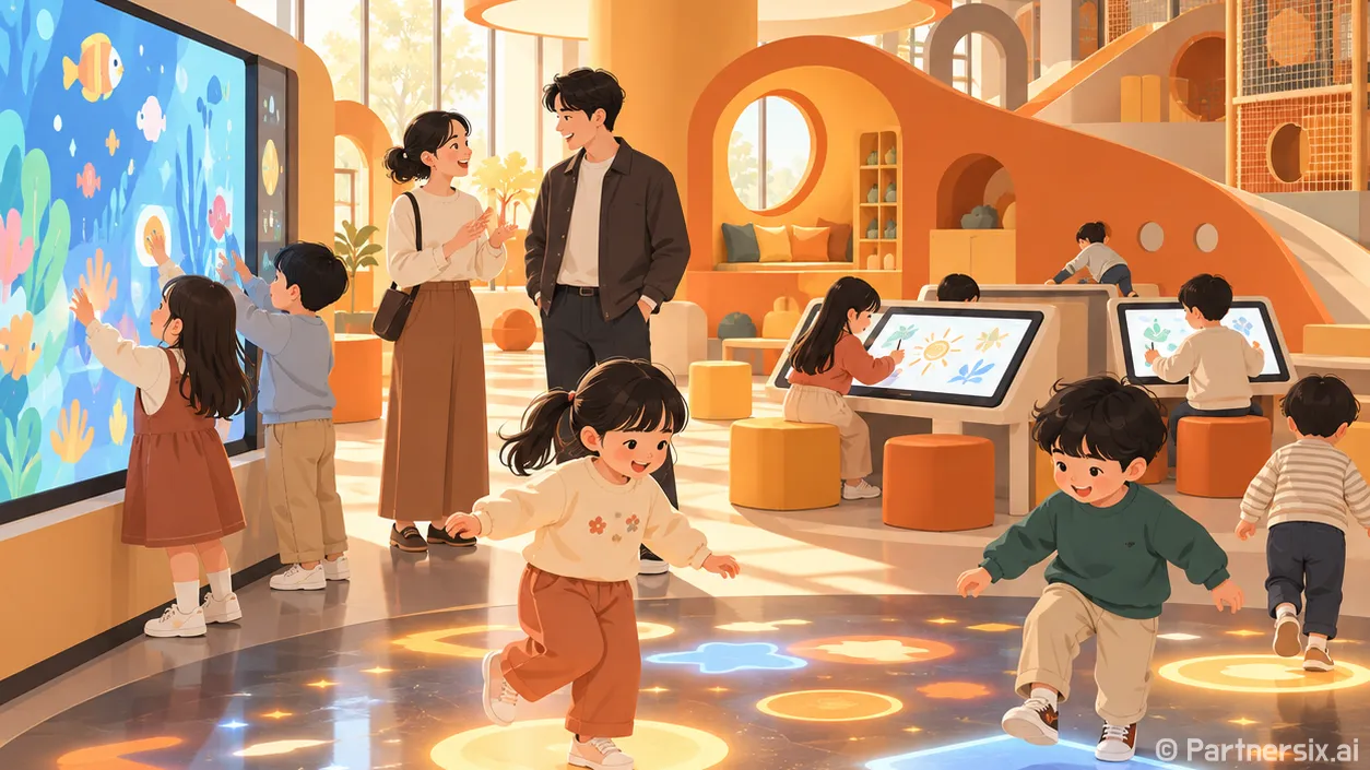 아이 손끝에서 열린…