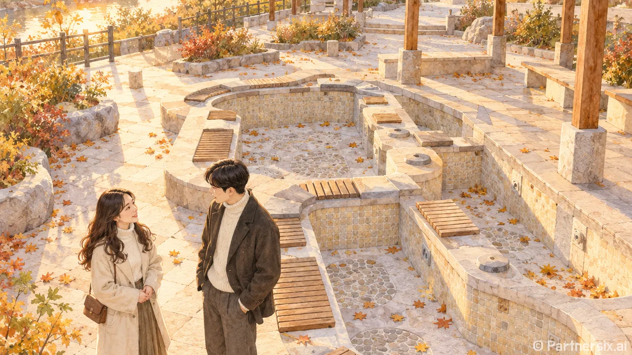 유성 족욕장 새단장