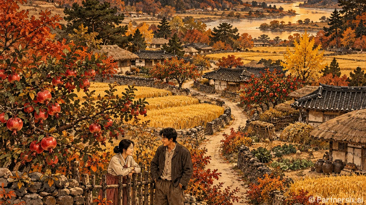 석류빛 물든 진골마…
