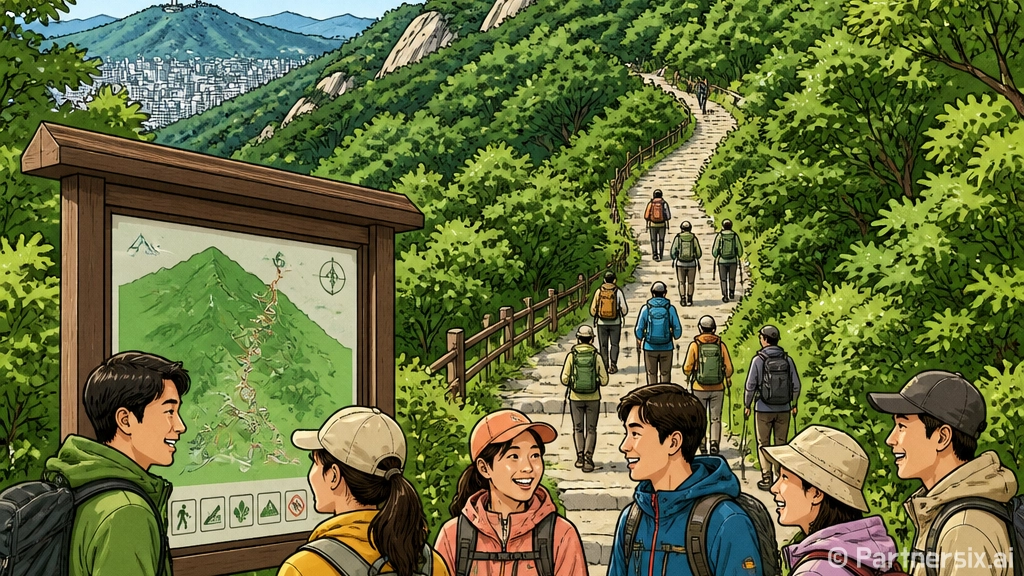 초보자를 위한 청계산 원터골 코스 걷는 방법